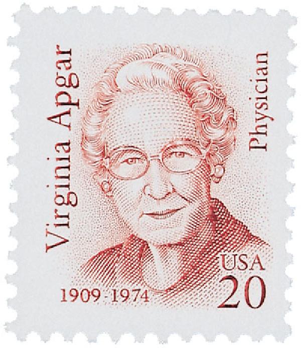 Virginia Apgar stamp photo